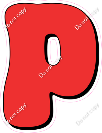 HP 18" Individuals - Flat Red P