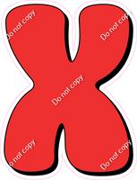 HP 18" Individuals - Flat Red X