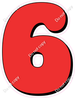 HP 18" Individuals - Flat Red 6