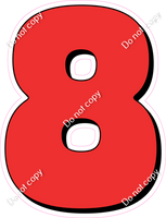 HP 18" Individuals - Flat Red 8