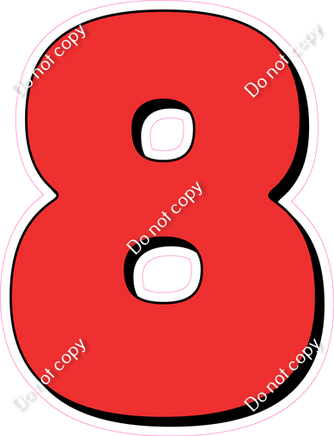 HP 18" Individuals - Flat Red 8