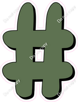 HP 18" Individuals - Flat Sage #
