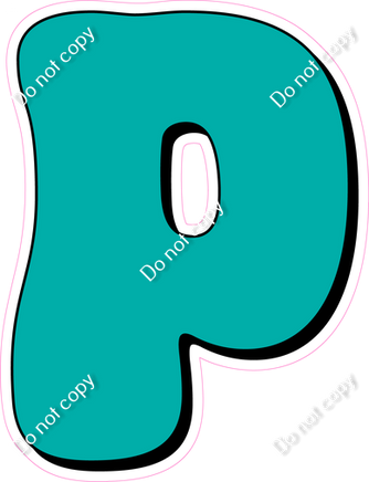HP 18" Individuals - Flat Teal P