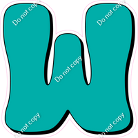 HP 18" Individuals - Flat Teal W