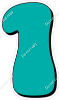 HP 18" Individuals - Flat Teal 1