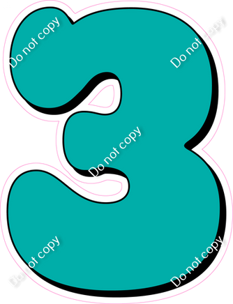 HP 18" Individuals - Flat Teal 3