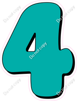 HP 18" Individuals - Flat Teal 4