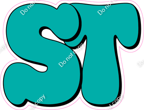 HP 18" Individuals - Flat Teal ST