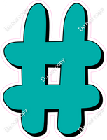 HP 18" Individuals - Flat Teal #