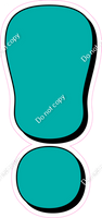 HP 18" Individuals - Flat Teal !