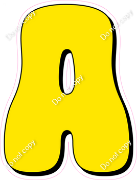 HP 18" Individuals - Flat Yellow A
