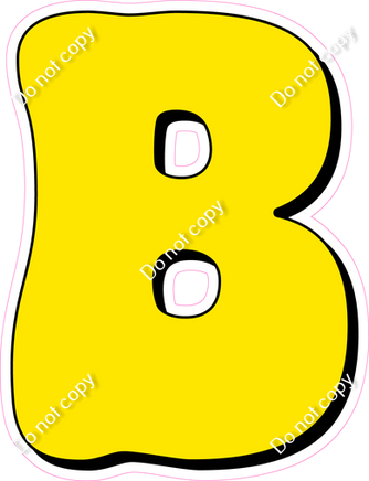 HP 18" Individuals - Flat Yellow B