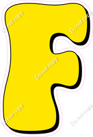 HP 18" Individuals - Flat Yellow F