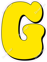 HP 18" Individuals - Flat Yellow G