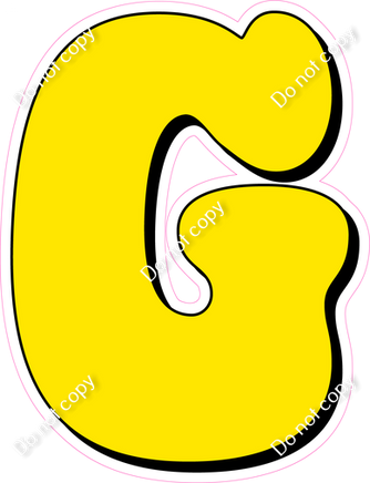 HP 18" Individuals - Flat Yellow G