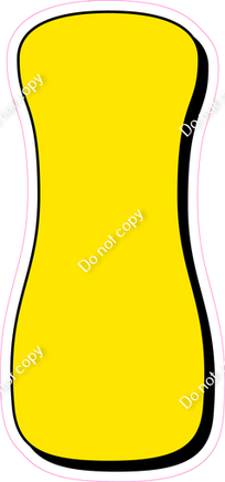 HP 18" Individuals - Flat Yellow I
