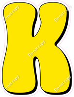 HP 18" Individuals - Flat Yellow K
