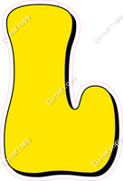 HP 18" Individuals - Flat Yellow L