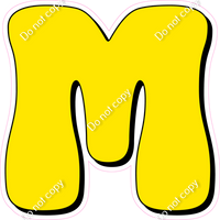 HP 18" Individuals - Flat Yellow M