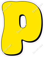 HP 18" Individuals - Flat Yellow P