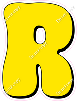 HP 18" Individuals - Flat Yellow R