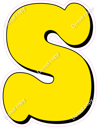HP 18" Individuals - Flat Yellow S
