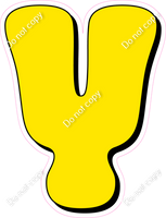 HP 18" Individuals - Flat Yellow Y