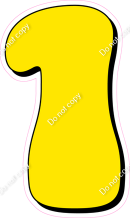HP 18" Individuals - Flat Yellow 1