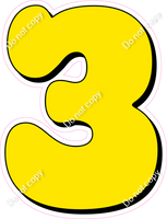 HP 18" Individuals - Flat Yellow 3