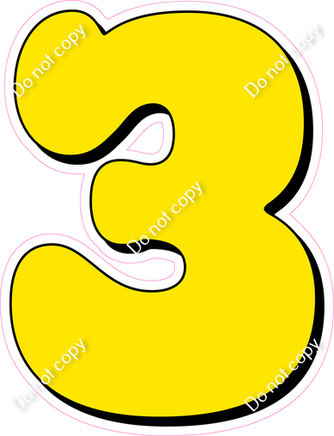 HP 18" Individuals - Flat Yellow 3