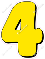 HP 18" Individuals - Flat Yellow 4