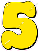 HP 18" Individuals - Flat Yellow 5
