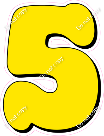 HP 18" Individuals - Flat Yellow 5