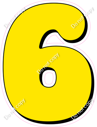 HP 18" Individuals - Flat Yellow 6