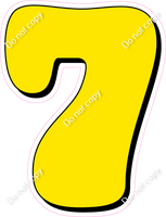 HP 18" Individuals - Flat Yellow 7