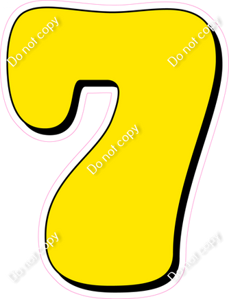 HP 18" Individuals - Flat Yellow 7