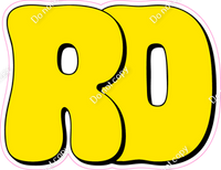 HP 18" Individuals - Flat Yellow RD