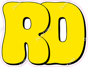 HP 18" Individuals - Flat Yellow RD