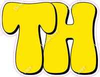 HP 18" Individuals - Flat Yellow TH