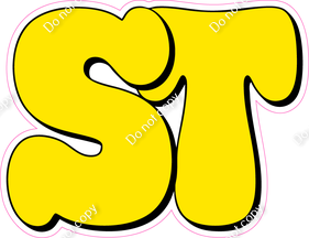 HP 18" Individuals - Flat Yellow ST