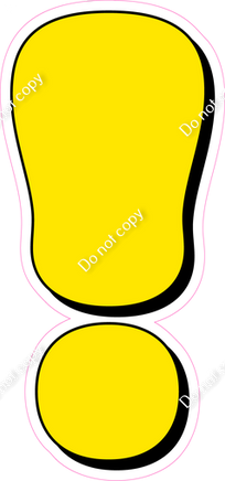 HP 18" Individuals - Flat Yellow !