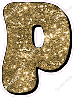 HP 18" Individuals - Gold Sparkle P