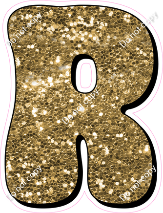 HP 18" Individuals - Gold Sparkle R