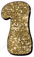 HP 18" Individuals - Gold Sparkle 1