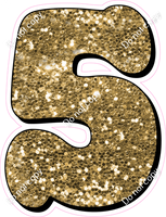 HP 18" Individuals - Gold Sparkle 5