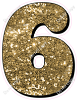 HP 18" Individuals - Gold Sparkle 6