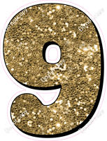 HP 18" Individuals - Gold Sparkle 9