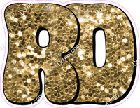 HP 18" Individuals - Gold Sparkle RD
