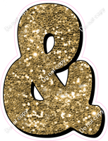 HP 18" Individuals - Gold Sparkle &