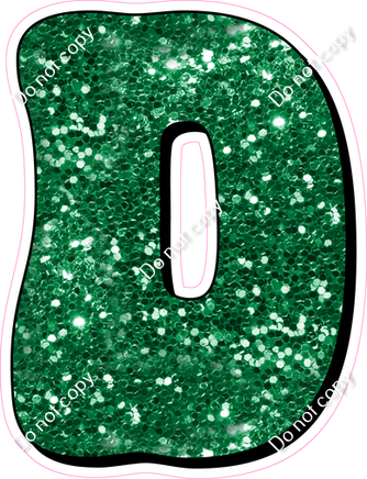 HP 18" Individuals - Green Sparkle D